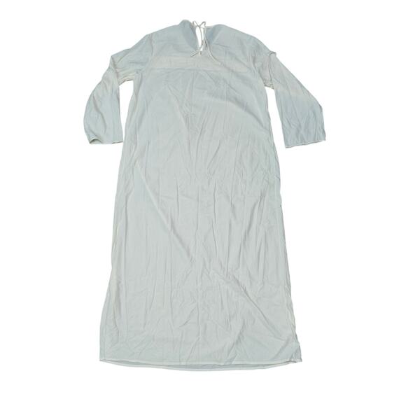 Vintage Radcliff Soft Brushed Ivory Flannel Nightgown Lace Detail Womens Large - Picture 4 of 4